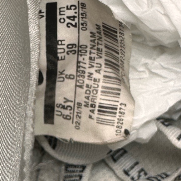 Nike Air Force 1 Low Premium Low Just Do It "White" AR7719-100 Mens 6.5Y - Picture 6 of 6